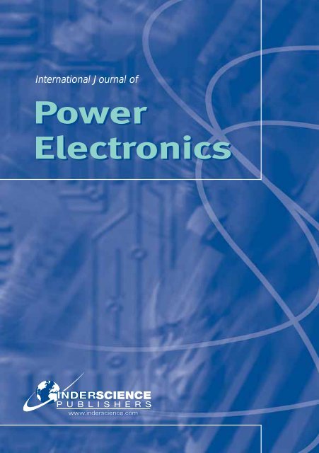 International Journal of Power Electronics